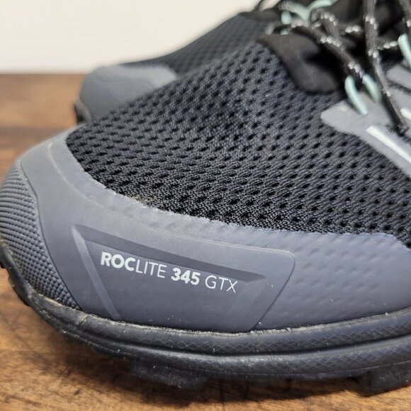 EUC INOV8 ROCLITE 345 GTX Goretex Black/Grey Waterproof Hiking Boots Women's 10 - Picture 8 of 10